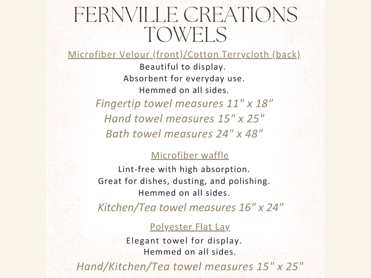 Fernville Creations - Cardinal Hand Towel, Winter Bath Accent, Powder Room Towel