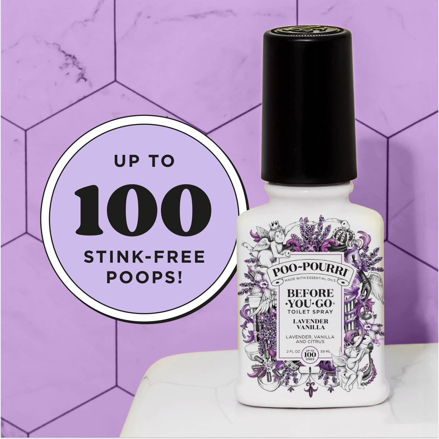 ~Pourri - Poo~Pourri Lavender Vanilla 2oz boxed
