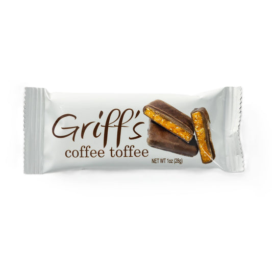 Griff's Toffee - Griff's Coffee Toffee - 1oz Dark Chocolate Toffee