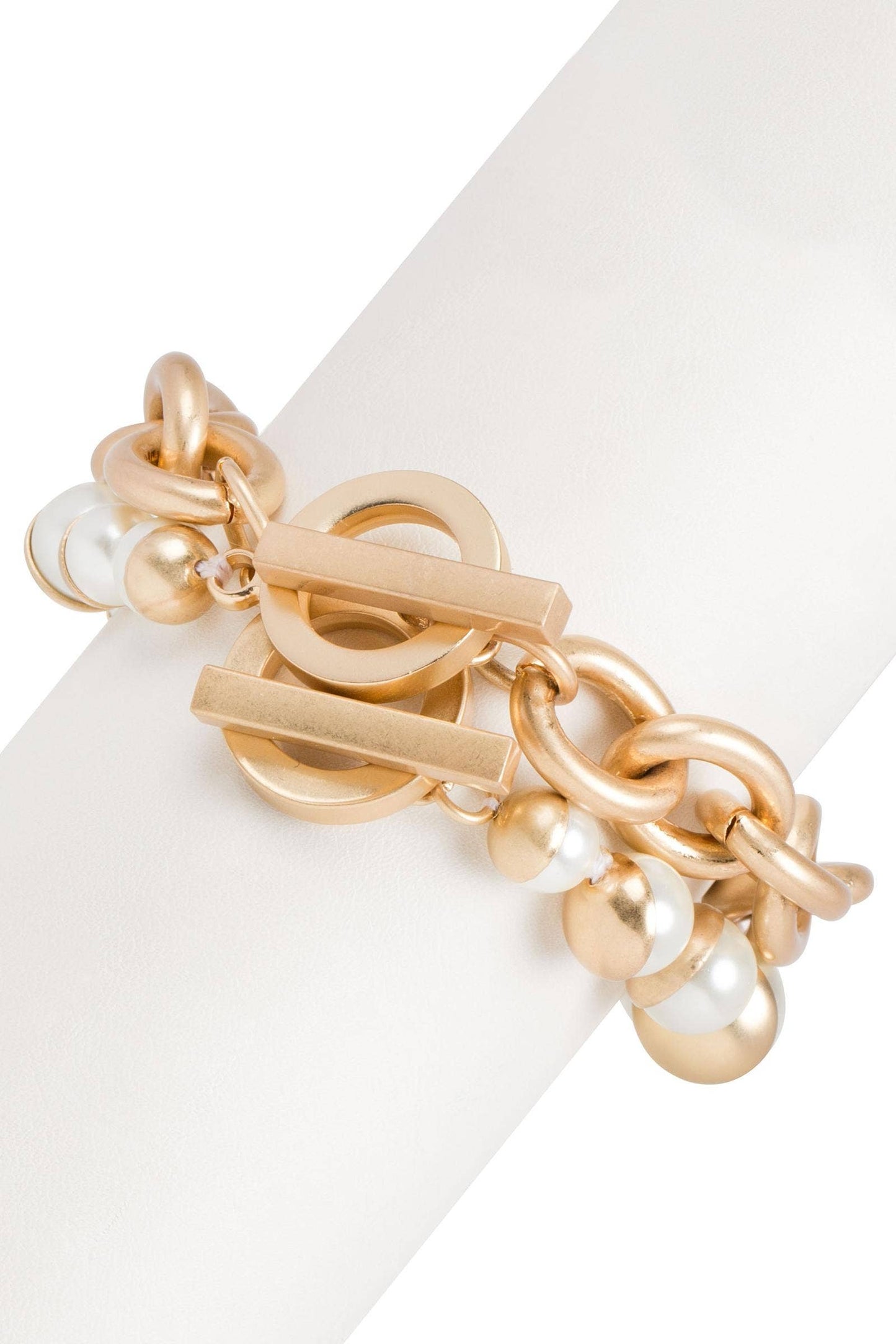 SAACHI - Single Moon Pearl Bracelet