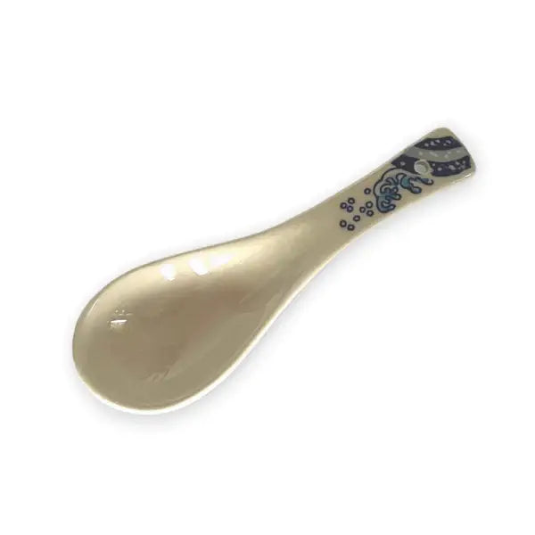 Urban Tokyo - Great Wave 5.5"L Porcelain Soup Spoon