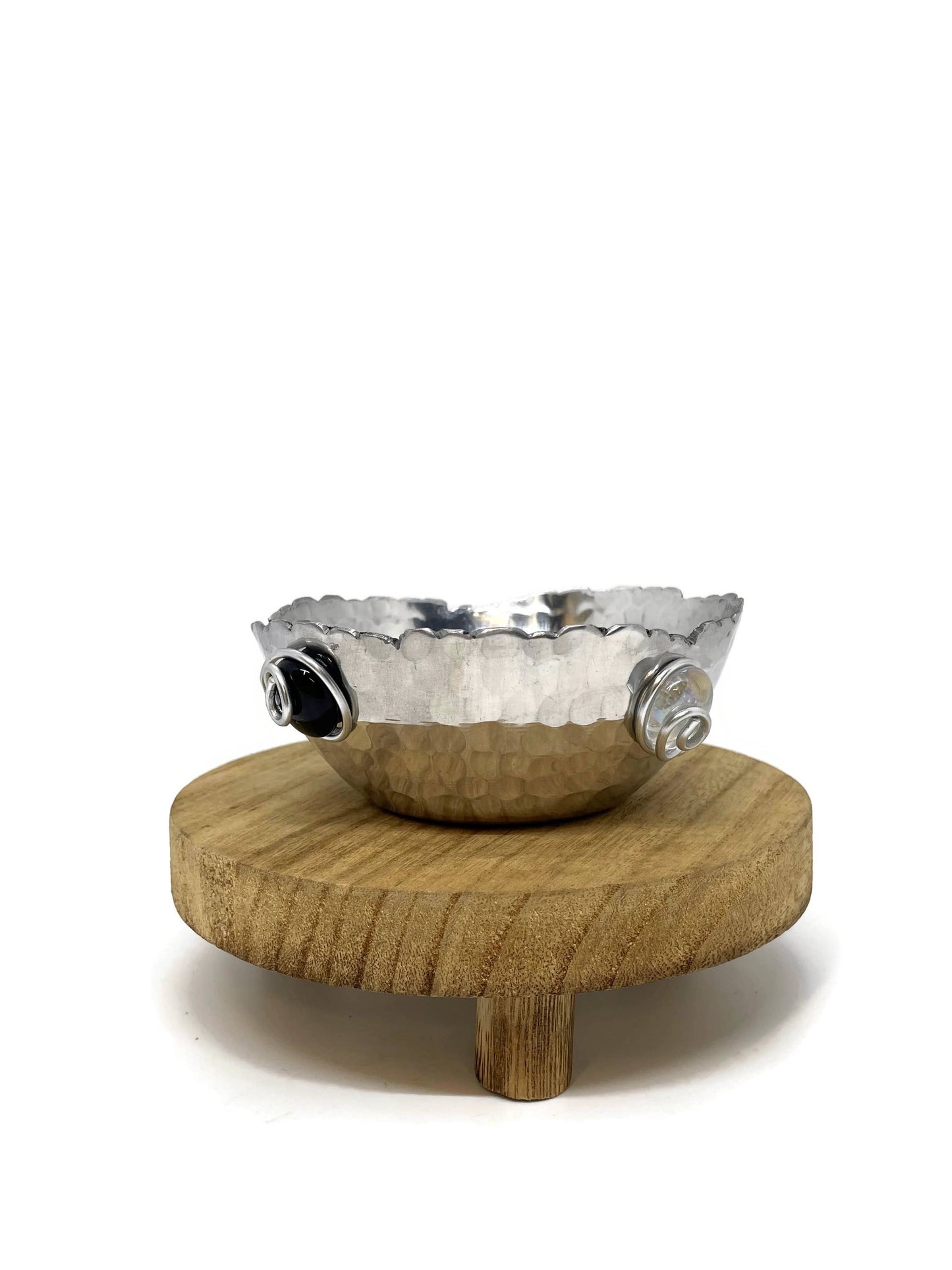 Swiddles Inc - Wire Wrapped Small Bowl: Neutral