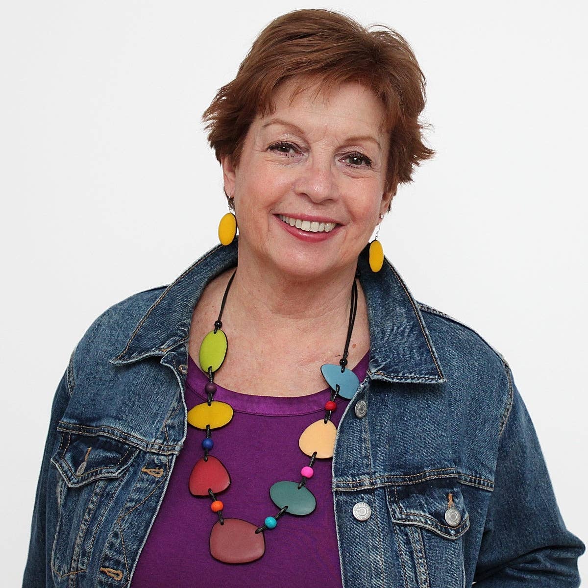 Sylca Designs - Multi Color Stepping Stones Necklace