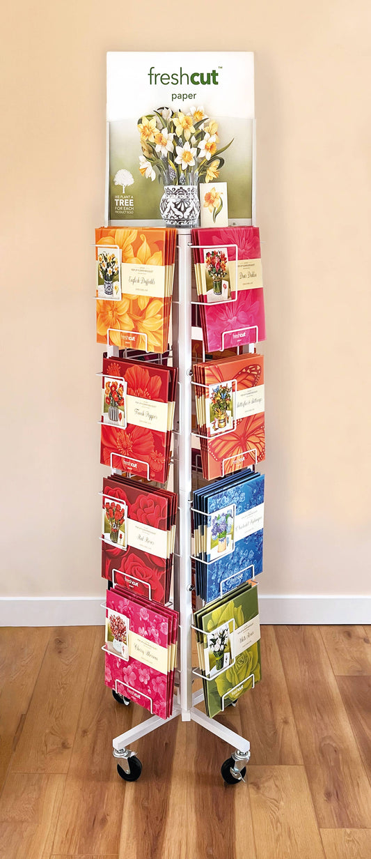 FreshCut Paper LLC - Floor Spinner Display - Display Only