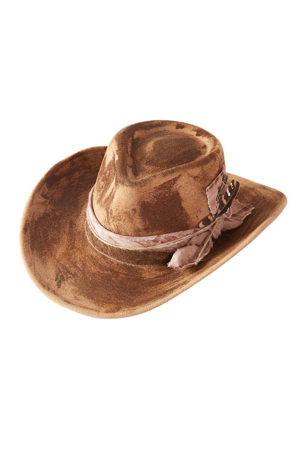 MiMi Wholesale - MH0235 Caroline Heritage Worn Shapable Cowboy/Fedora Hat