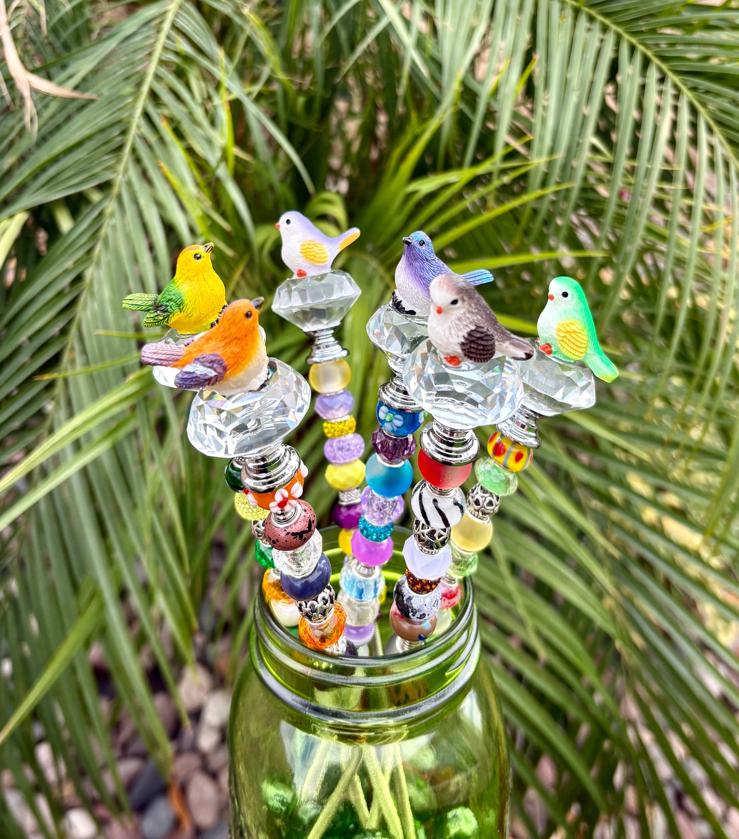 Sea of Bliss Shop - Small Bird Garden and Plant Stakes