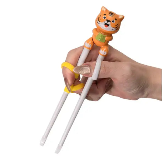 Urban Tokyo - Tiger Training Chopsticks Plastic With Adjustable Silicon (