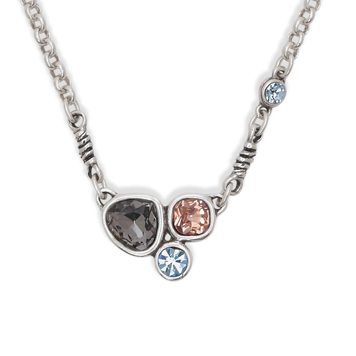 Chanour - Handmade Multicolor Pewter Necklace - 4020