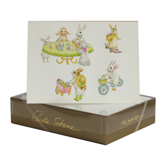 PAULA SKENE DESIGNS - Egg Bunny Workshop Easter Card