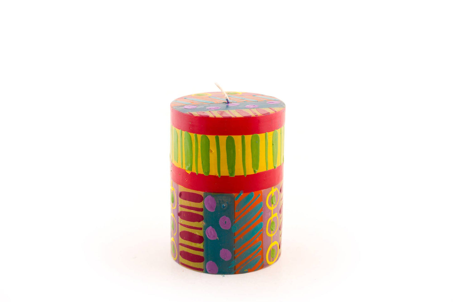 Thumbprint Artifacts - Carousel Candle: Pillar 3” x 4” (50 hour burn time)