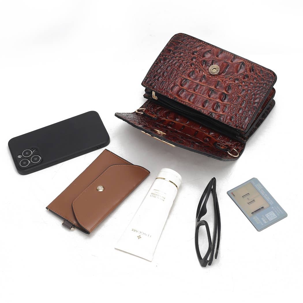 MKF Collection - MKF Vanta Women's Saddle Crossbody Fashion Handbag.: Brown