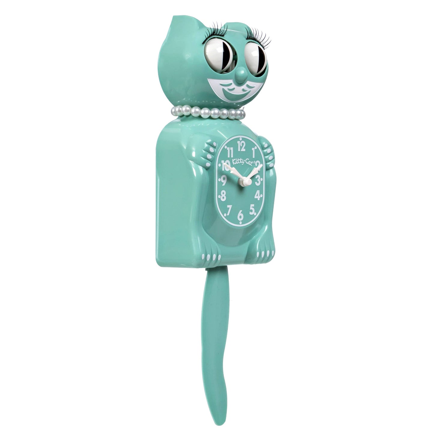 Kit-Cat Klock - Ocean Waves Miss Kitty-Cat Klock (Smaller Size)
