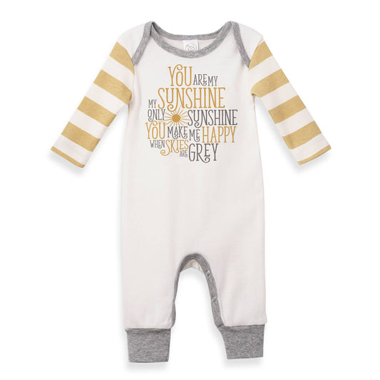Tesa Babe - Baby's "You Are My Sunshine" Bamboo Romper: 3-6m