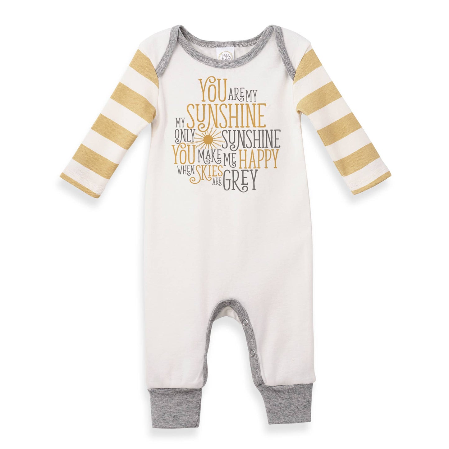 Tesa Babe - Baby's "You Are My Sunshine" Bamboo Romper: 6-12M