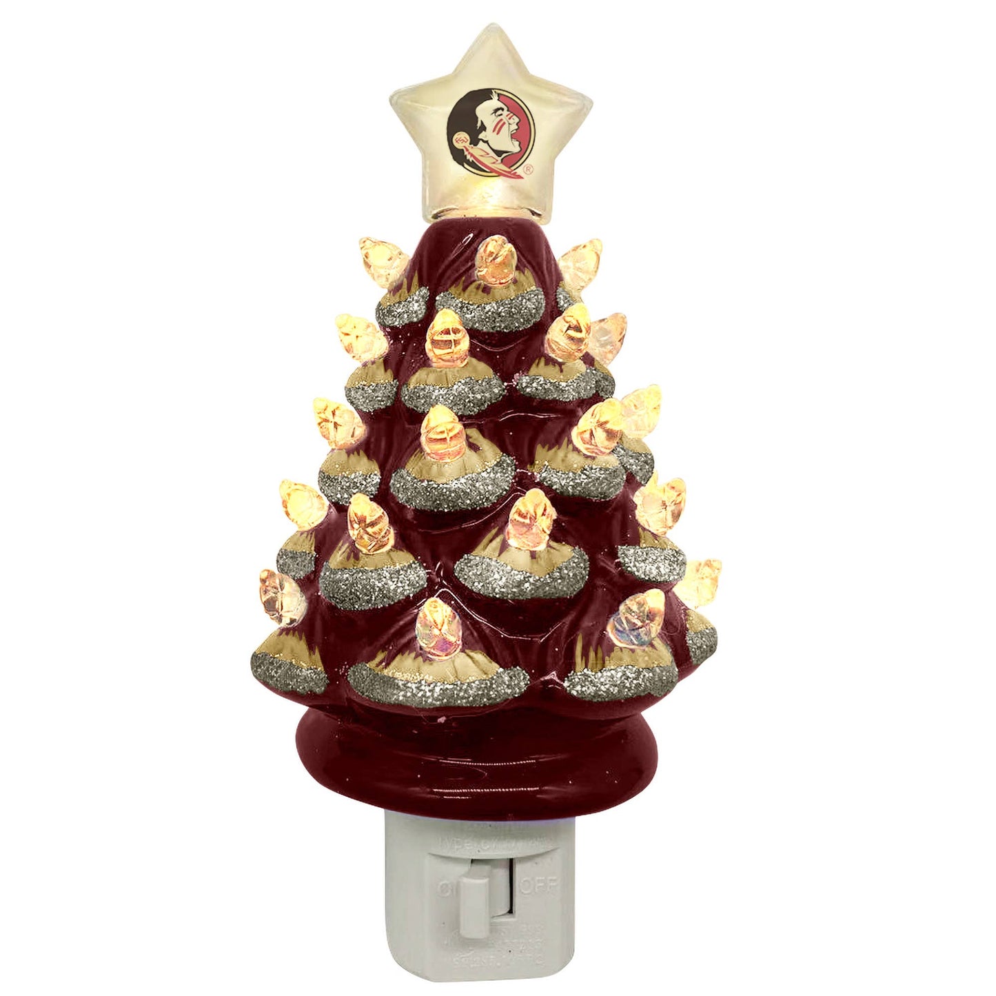 Santa’s Workshop Inc. - 6.5" Florida State Xmas Tree Nite Lite