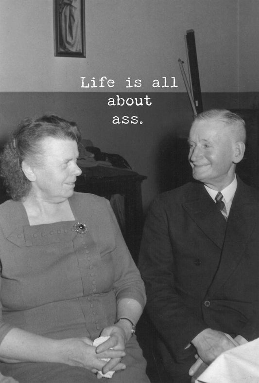 Primitives by Kathy - Life Is All About Greeting Card