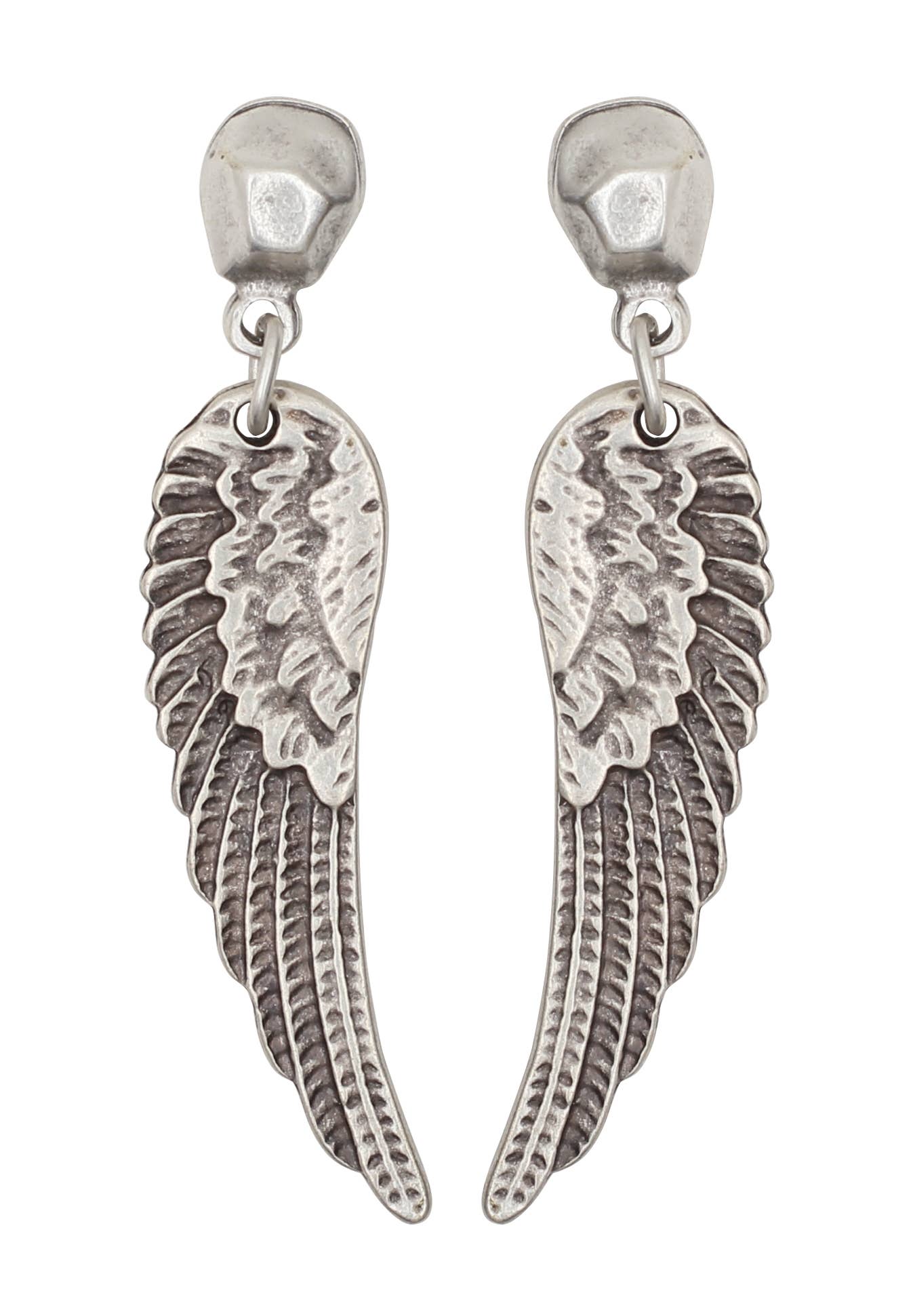 Chanour - Handmade Pewter Earrings - NE1579