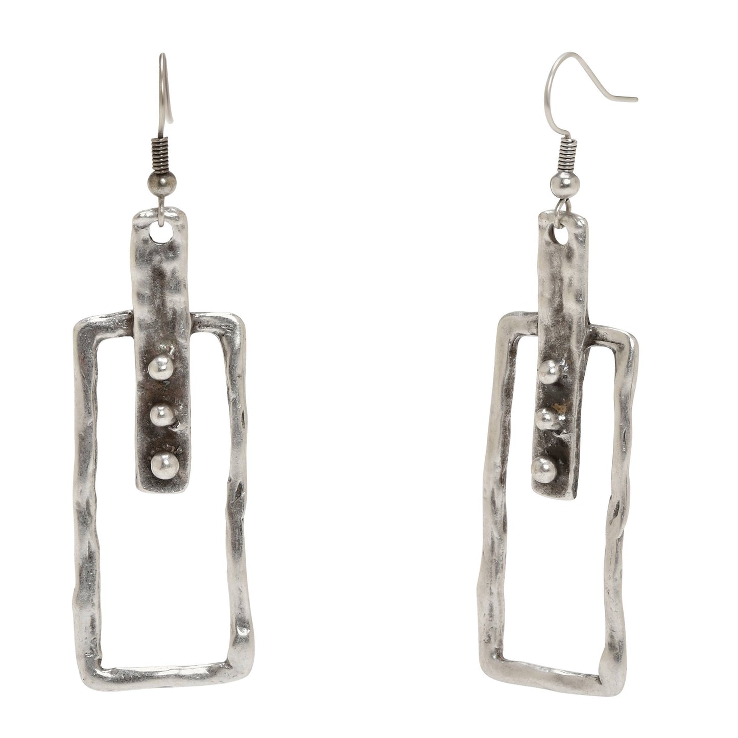 Chanour - Handmade Pewter Earrings - KU123