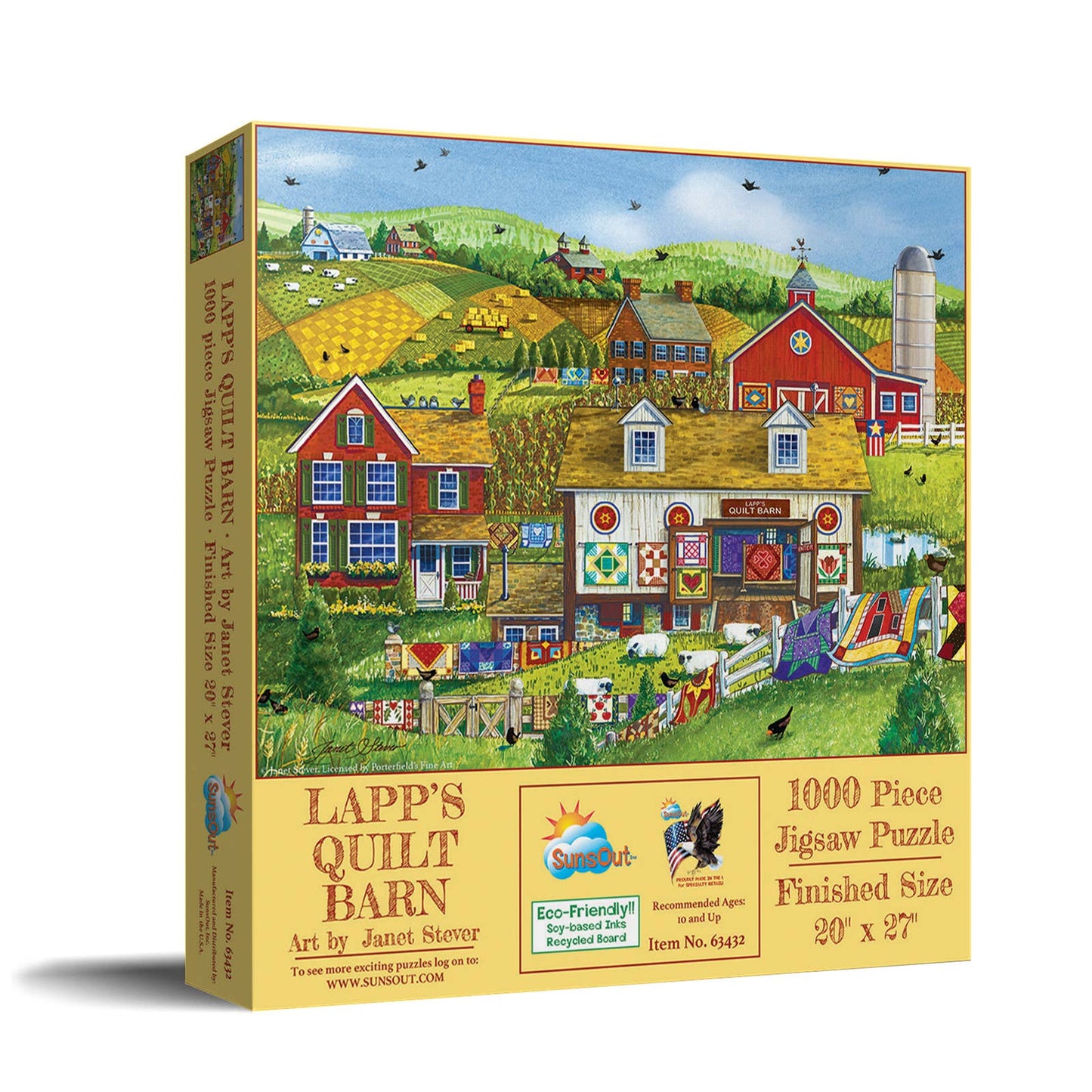 SunsOut - 0170 Lapp's Quilt Barn 1000 pc Puzzle