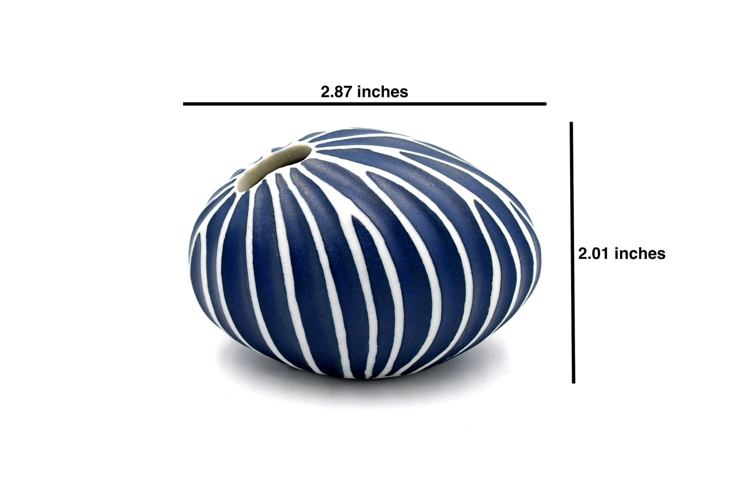 Art Floral Trading LLC - 159BL6 PEBBLE MINI S - BL 6 Porcelain bud vase