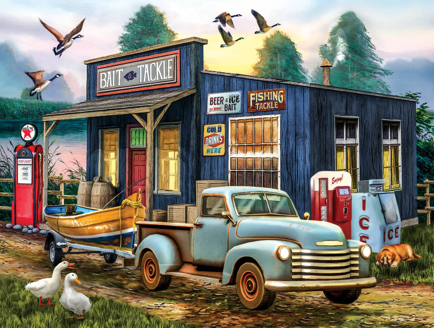 SunsOut - 5521 The Early Bird Catches the Fish 1000 pc Puzzle