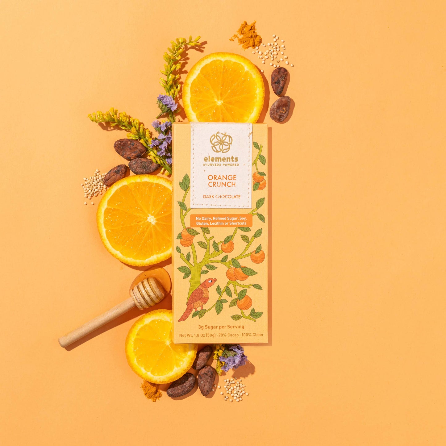 Elements Truffles - Orange Crunch 70% Dark Chocolate