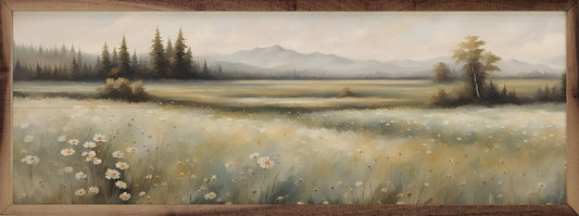 Kendrick Home - Valley With Flowers Left: 36x12