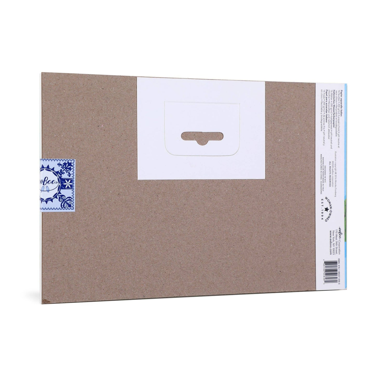 eeBoo - Butterflies Watercolor Pad