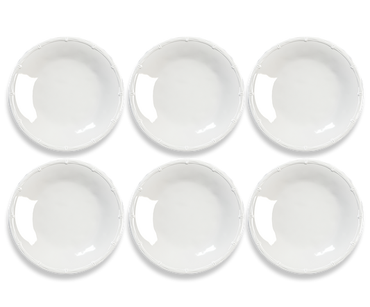 TarHong - Bamboo Raised Rim Melamine Dinnerware Collection: Salad Plate 8.5"
