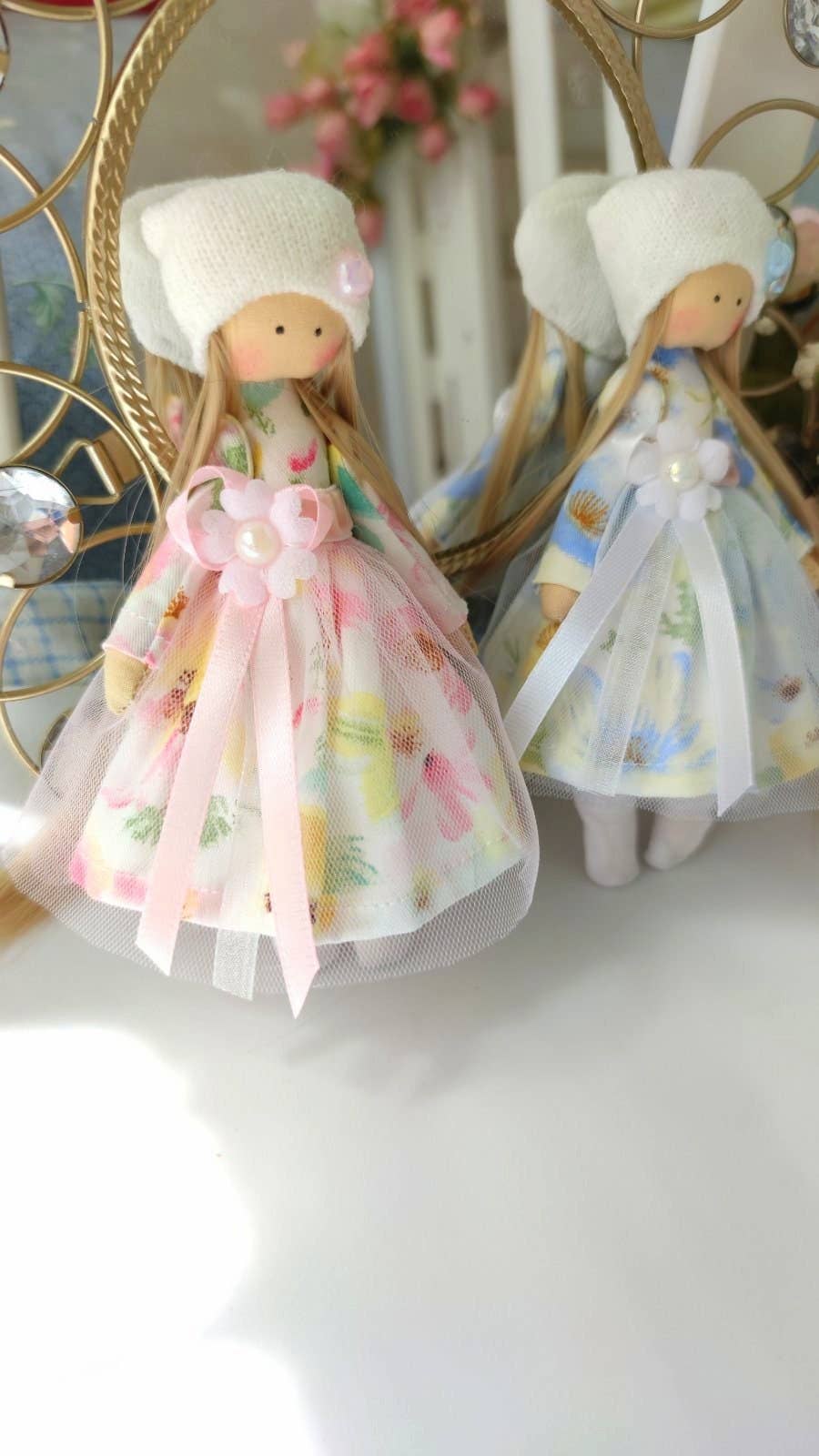 ChernikovaNataliya - Handmade Miniature Cloth Fairy Rag Doll: Blue