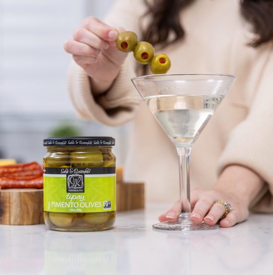 Sable and Rosenfeld est.1970 - Sable & Rosenfeld Tipsy Olives 10.6oz / 6