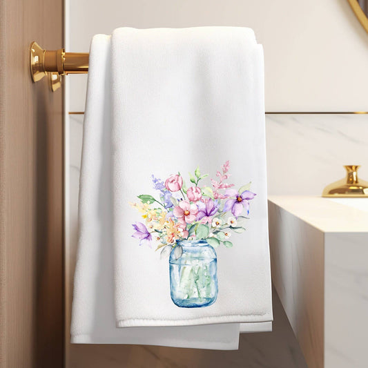 Fernville Creations - Luxury Floral Bath/Hand Towel with Spa-Like Softness: Bath 24x42-Inches