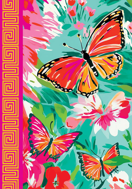 Custom Decor - Vibrant Butterflies-FM