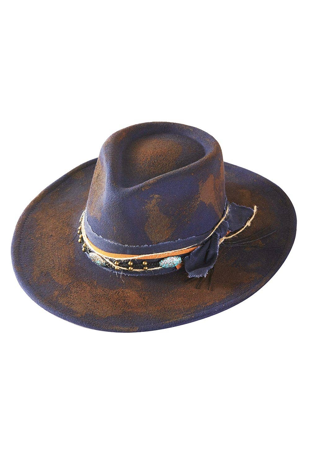 MiMi Wholesale - MH0247 Gracie Heritage Worn Shapable Cowboy/Fedora Hat
