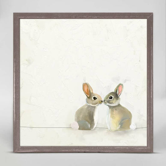 GreenBox Art - Baby Bunnies by Cathy Walters Mini Framed Canvas