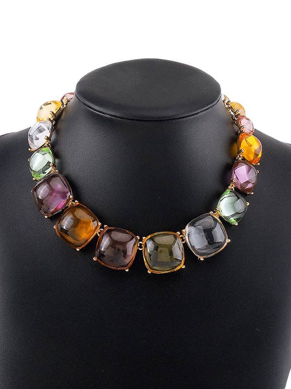 UZ Wholesale Store - Geometric Necklaces Accessories Dainty Necklace: WHITE / One_size