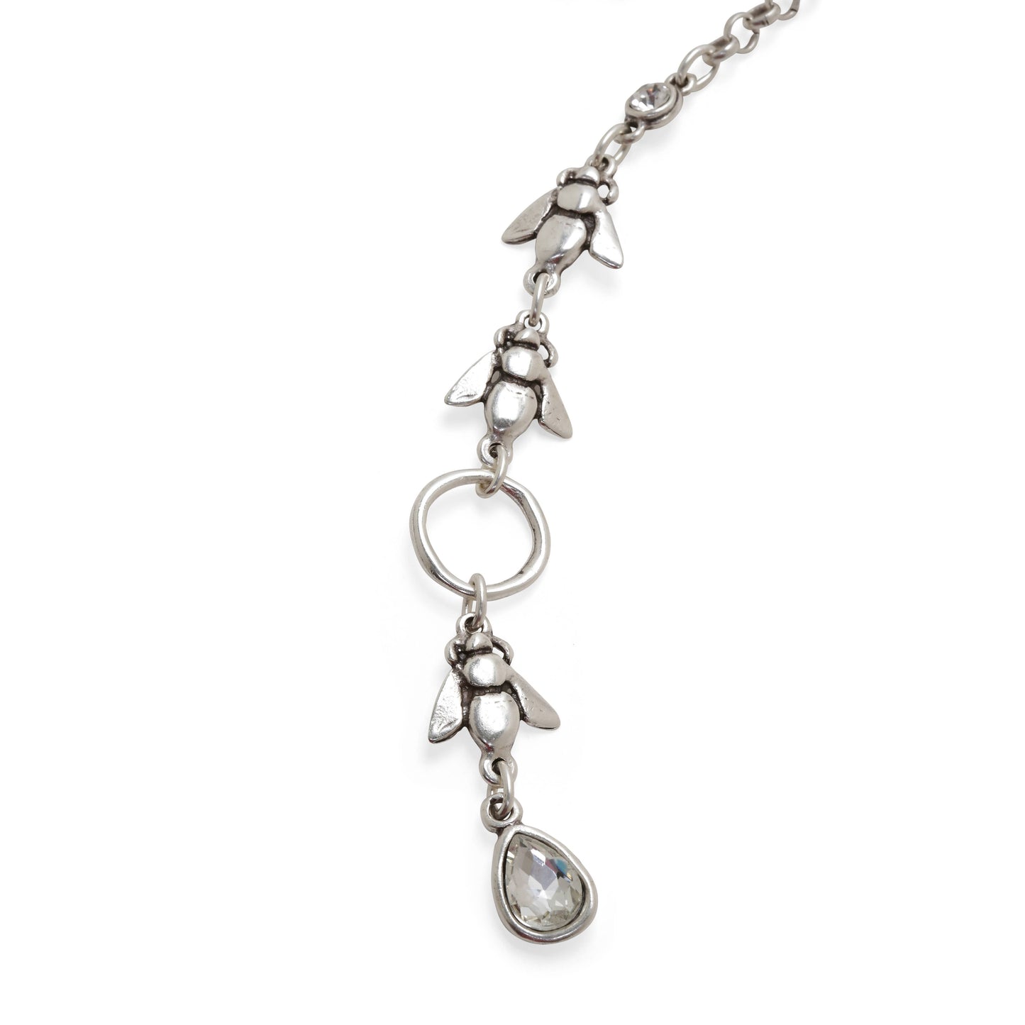 Chanour - Handmade Honey Bee Pewter Necklace - NN3554