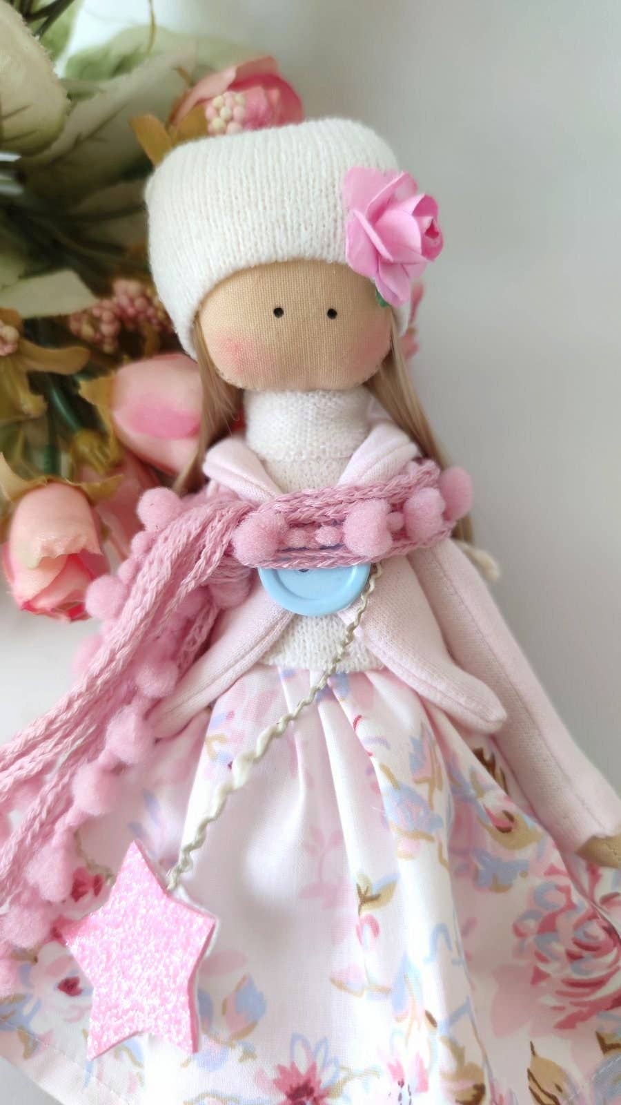 ChernikovaNataliya - Handmade Doll,Fabric Doll,Rag Doll,Girl Gift,Softie Doll,Collectible Dolls ,Doll Cotton,Interior Doll,Stuffed Doll,Heirloom Cloth Doll