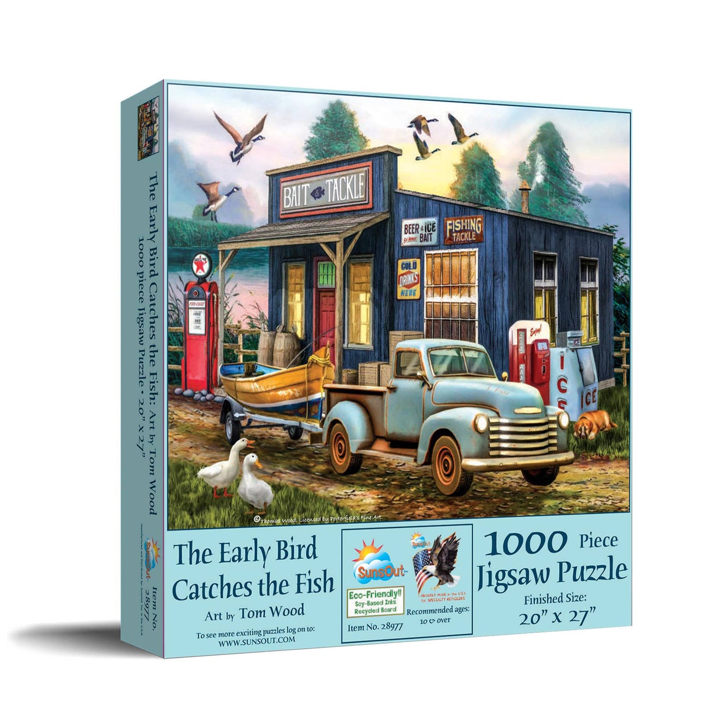 SunsOut - 5521 The Early Bird Catches the Fish 1000 pc Puzzle