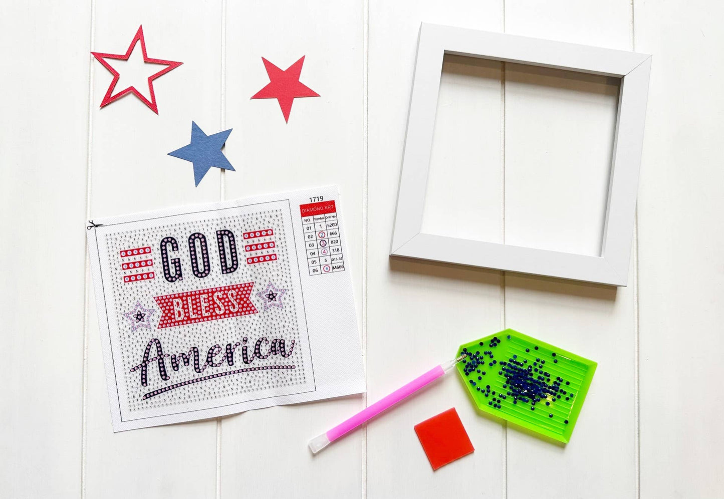 Addison Lane Designs Inc. - God Bless America Diamond Art Kit