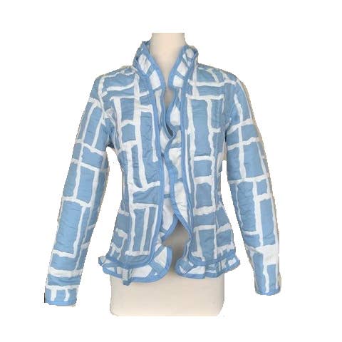 Trimdin - ARTISAN RUFFLE JACKET BRICKS CLOUD: LARGE