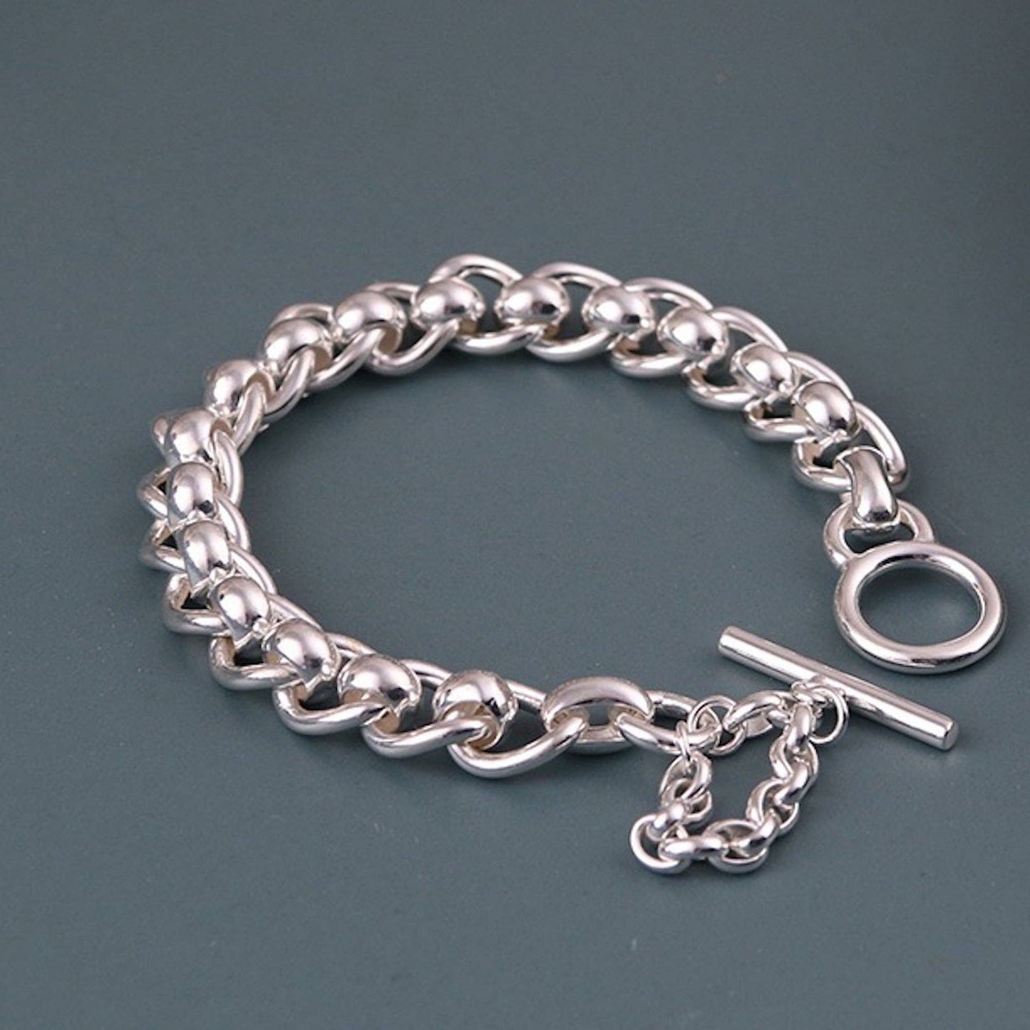 Cici’De Jewelry Amsterdam - Essential Chunky chain sterling silver bold look link bracelet