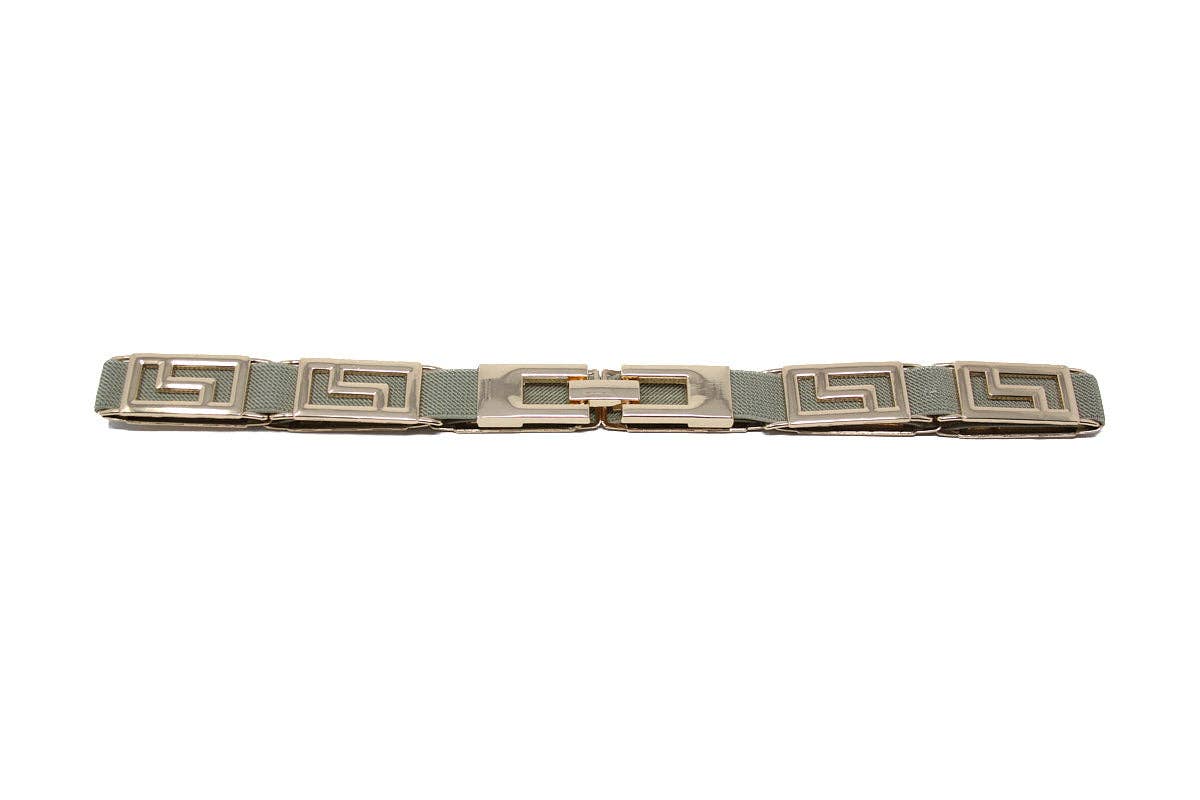 German Fuentes Handbags - CINT-23 ONE SIZE STRETCH BELT : Gold