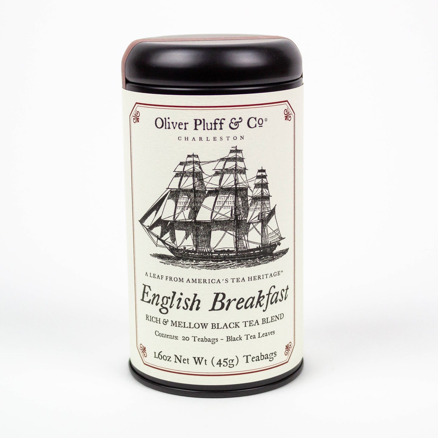 Oliver Pluff & Company - English Breakfast - 20 Teabags in Signature Tea Tin