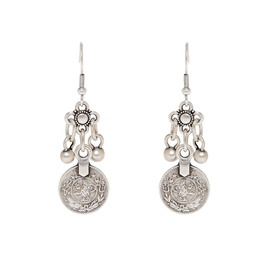 Chanour - Handmade Pewter Earings - 4688