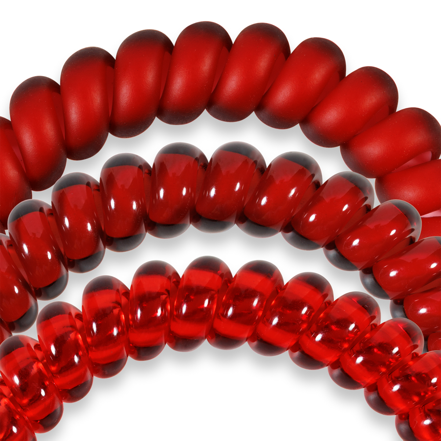 TELETIES - Spiral Hair Coils | Small | Red Carpet Ready Hair Ties