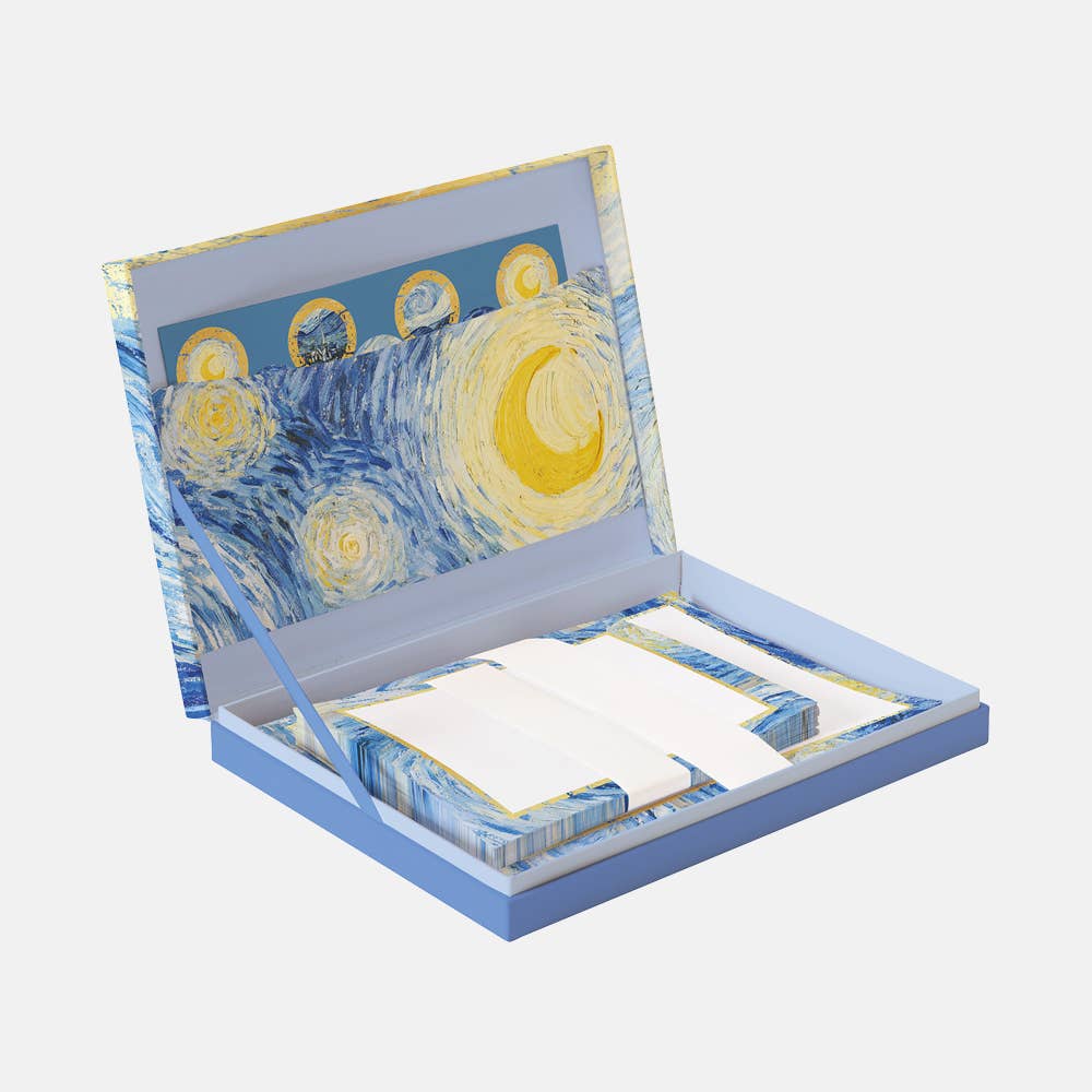 The Gifted Stationery Company - Writing Set - Van Gogh - Starry Night