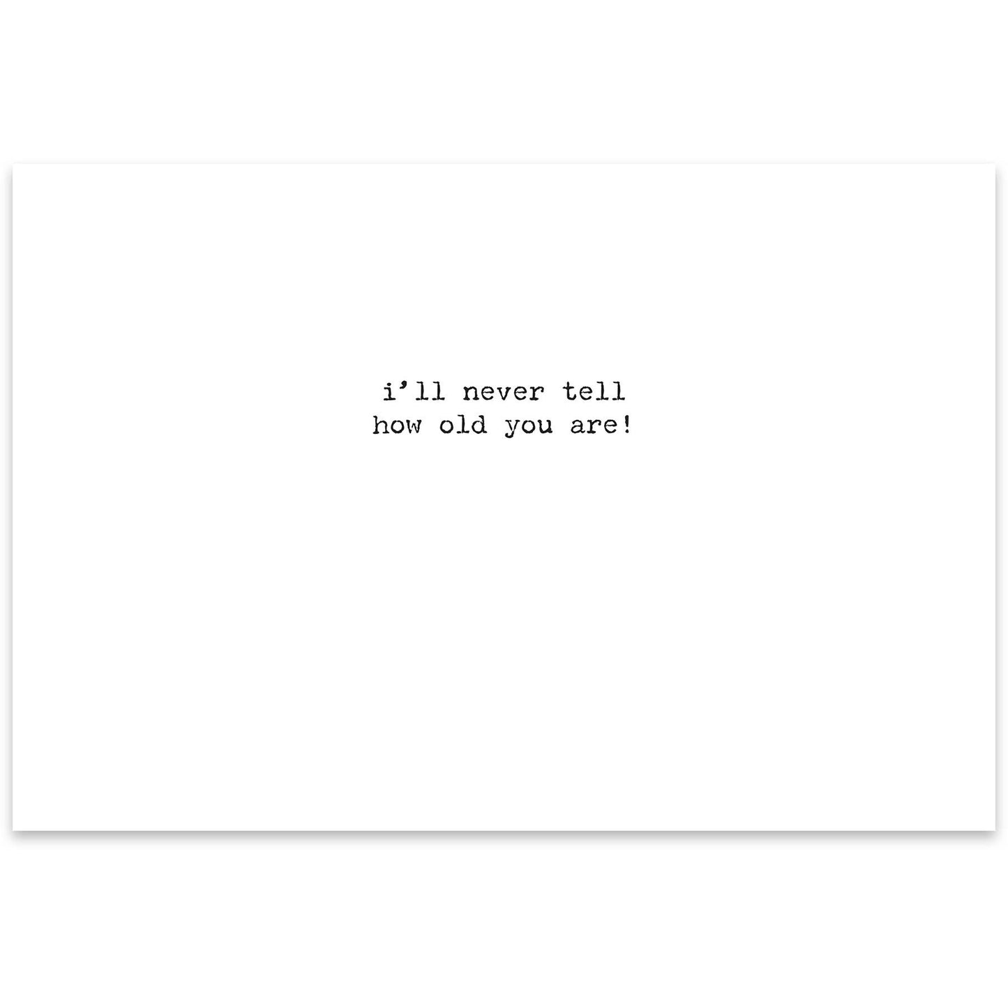 Primitives by Kathy - How Old Greeting Card