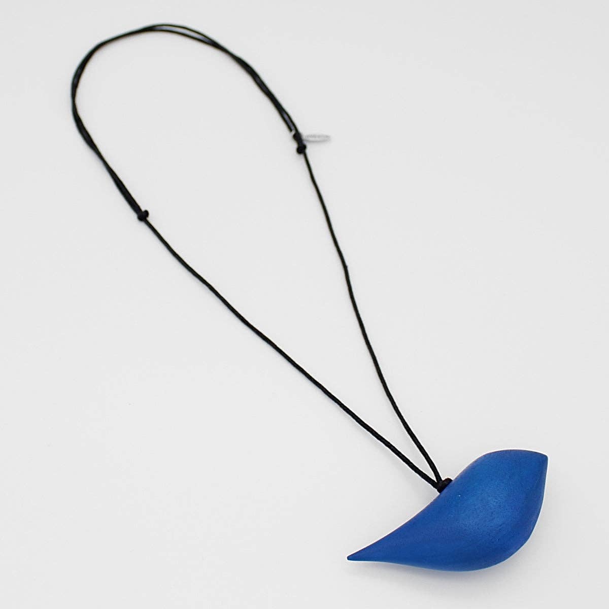 Sylca Designs - Cobalt Robin Wooden Pendant Necklace