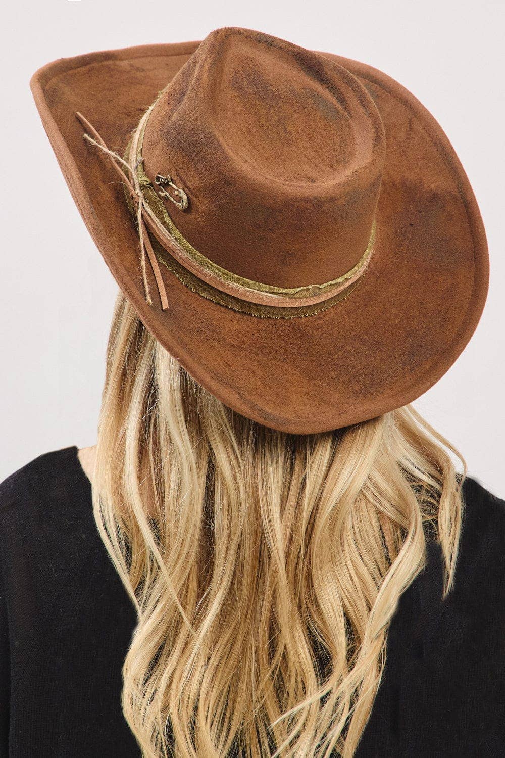 MiMi Wholesale - MH0240 Billie Heritage Worn Shapable Cowboy/Fedora Hat
